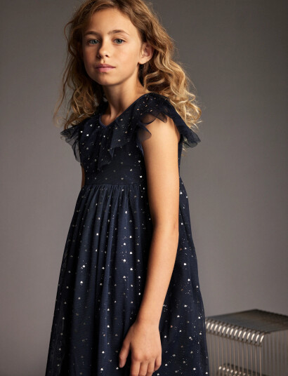 Creamie Dress Mesh Black 104