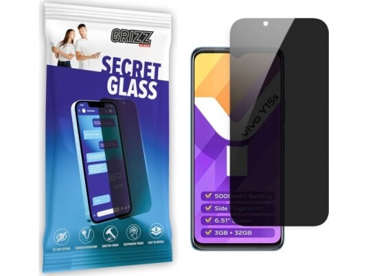 Grizzglass Privacy Glass Grizzglass Secretglass Vivo Y15s