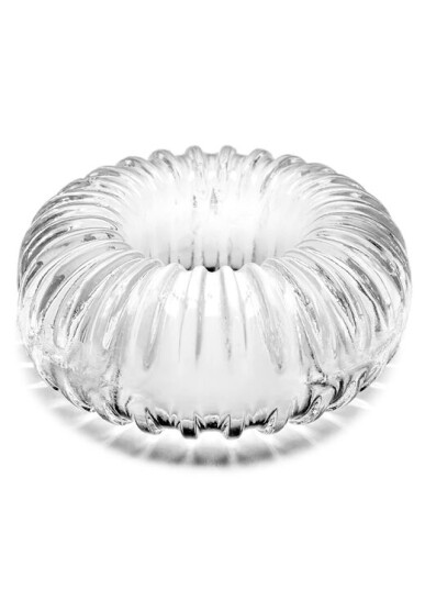 Ereksjonsring med riller transparent