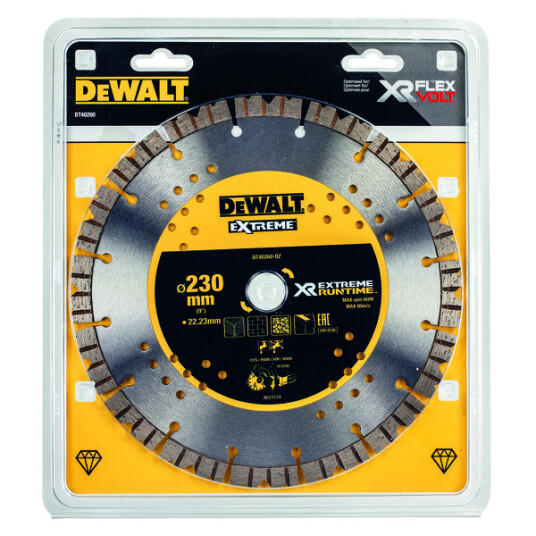 Dewalt DT40260 Diamantskive 230 mm til Kappemaskin DCS690