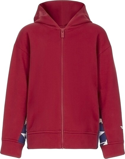 Emporio Armani Cardigan   Rød m. Blå   Emporio Armani   4 år 104   Cardigan