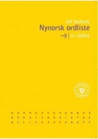 Nynorsk ordliste, Pent brukt bok uten markeringer