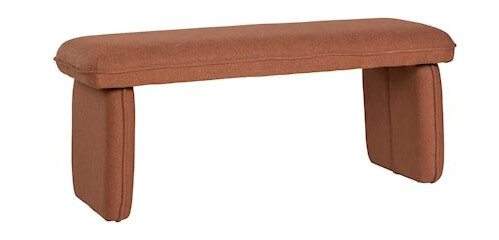 Bänk Polyester/Trä Rost