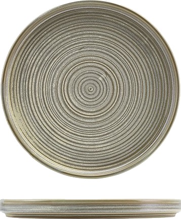 Terra Porcelain Matt Grå Lav Presentasjonsplate 25 Cm Terra Porcelain Matt Grå Lav Presentasjonsplate 25 Cm
