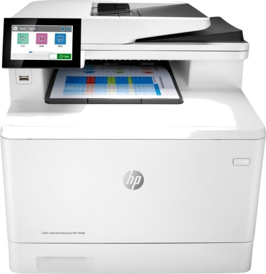 HP Color LaserJet Enterprise MFP M480f Multifunksjonsskriver med Duplex og ADF Hvit HP Color LaserJet Enterprise MFP M480f Multifunksjonsskriver med Duplex og ADF Hvit