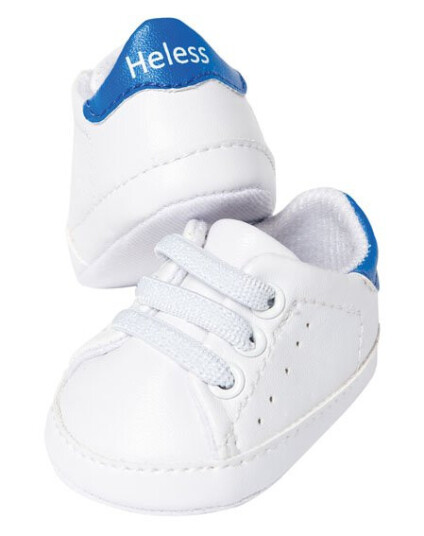 Heless Dukkesko 38-45 cm Hvite Sneakers