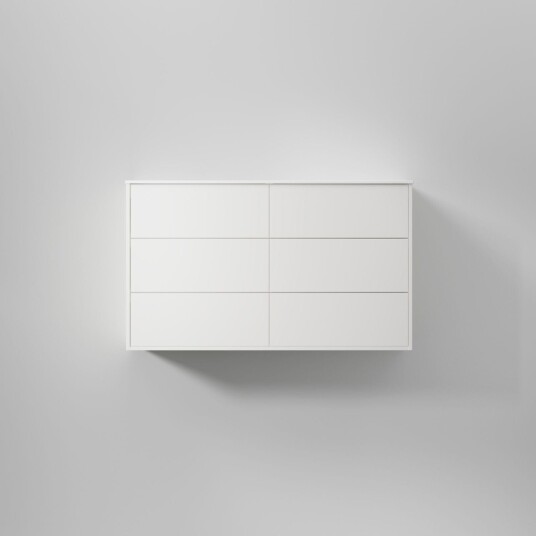 INR Iconic Nordic Rooms Terra Servantskap Pure White / 120cm Dobbel Solid