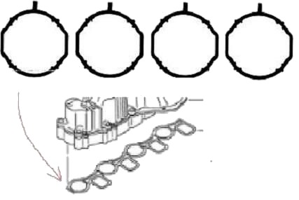 PAYEN HA5069 Tetningssett, innsugningsmanifold