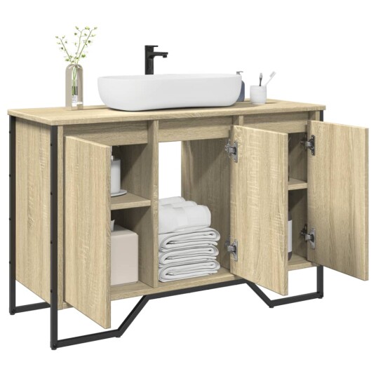  Servantskap sonoma eik 91x35x60 cm konstruert tre 8721102812286
