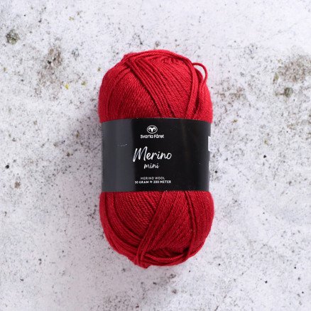 Svarta Fåret Merino Minigarn 121 Ruby Rapture
