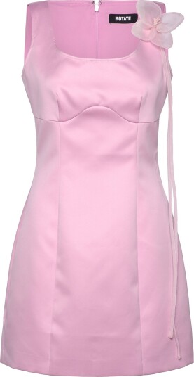 ROTATE | Satin Flower Dress | 44