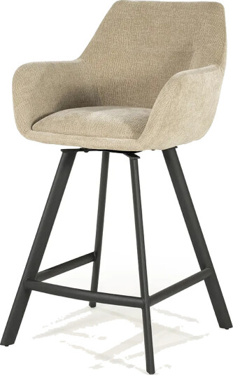 By Boo Bliss barstol med armlener taupe By Boo Bliss barstol med armlener taupe