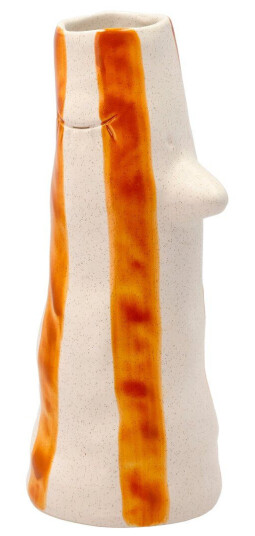 Villa Collection Styles vase med nebb og øyevipper 26 cm Brown