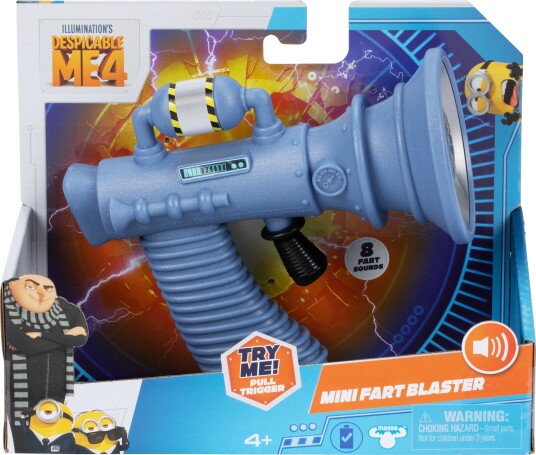 Grusomme Meg 4 Mini Fart Blaster - Leketøy for Barn 4+ år Grusomme Meg 4 Mini Fart Blaster - Leketøy for Barn 4+ år