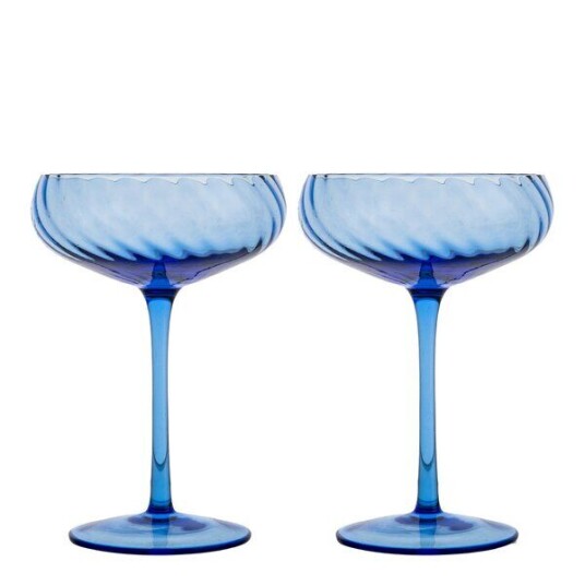 ByOn   Opacity champagnefat 30 cl 2 stk blå
