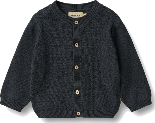 Wheat Knit Cardigan Bjørn Grey 68