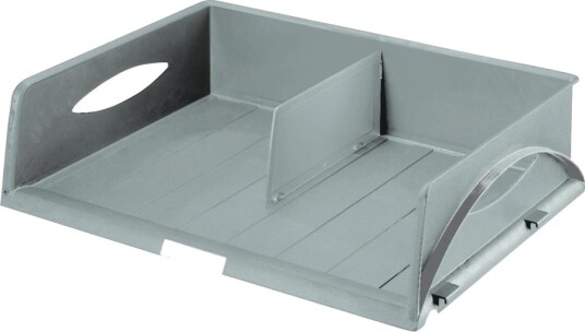 Esselte-Leitz Leitz Sorty Jumbo Oppbevaringskurv, Din A3/C3, Grå Laget Av Plast, For Ekstra Bredder Opptil 470 X 355 Mm, I Midten - 1 Stk (5232-00-85)