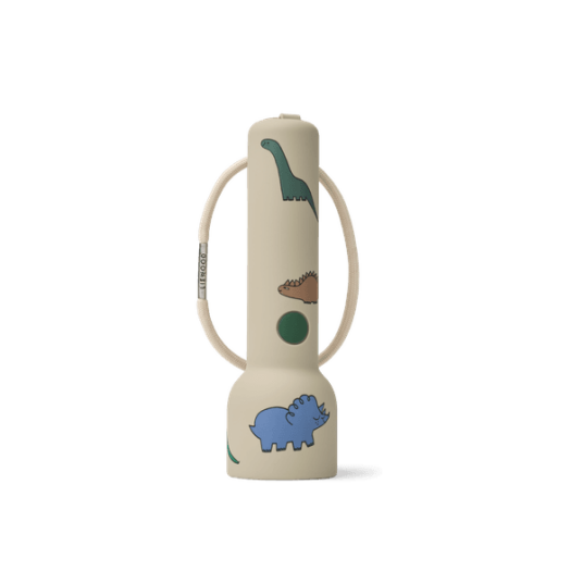 Liewood Lommelykt Gry Dinosaurs Mist