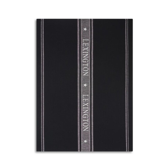 Lexington Icons Star kjøkkenhåndkle 50x70 cm Black-white