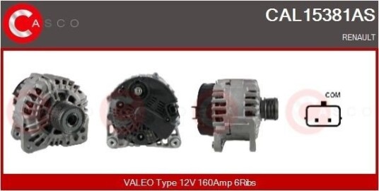 Dynamo CASCO CAL15381AS Dynamo CASCO CAL15381AS