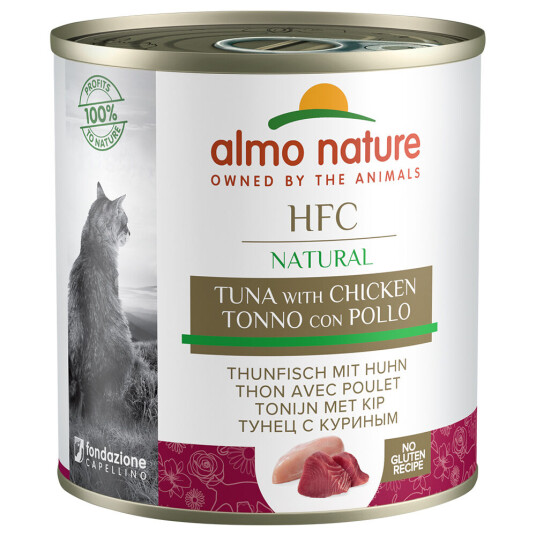 Almo Nature Hfc Økonomipakke Natural 12 X 280 G Tunfisk & Kylling Almo Nature Hfc Økonomipakke Natural 12 X 280 G Tunfisk & Kylling