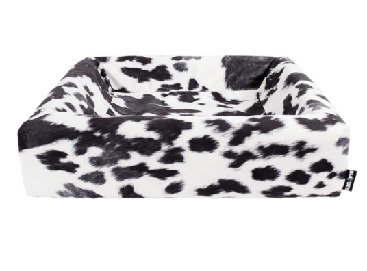 BiaBed Premium Hundeseng Cow No. 3 Mønstret 60x70x15cm