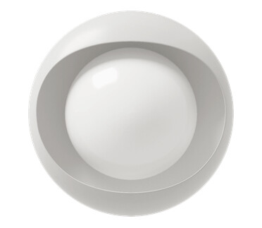 LYFA CORNEA 220 Vegglampe Hvit/ Opal