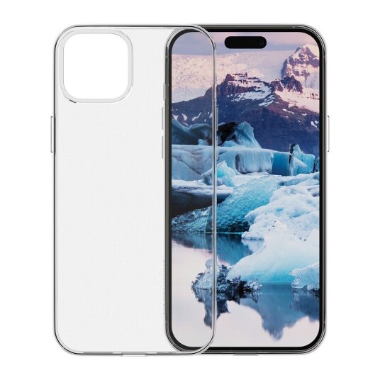 Dbramante1928 Greenland Gjennomsiktig Mobildeksel for iPhone 15 – 100% Resirkulert Plast