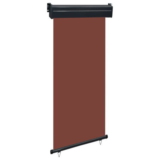 vidaXL Sidemarkise for balkong 100x250 cm brun