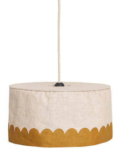 Nobodinoz Vibes Lin Lampeskjerm Diam 40cm Beige One Size