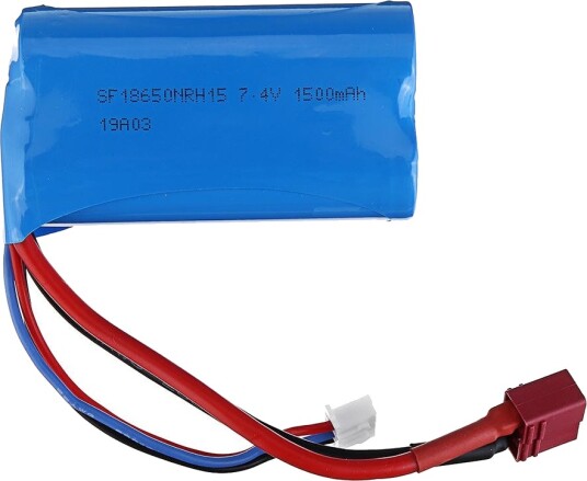 WLToys 7.4V 1500mAh Li-ion for 12427/12428 Deans WLToys 7.4V 1500mAh Li-ion for 12427/12428 Deans