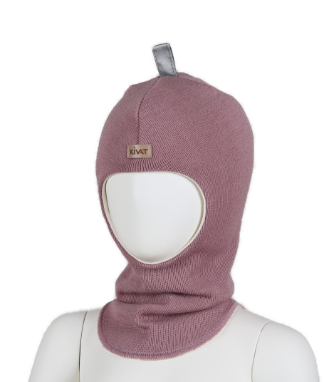 Kivat Balaclava i Ull Med Kivatlogo Gammelrosa 1 1 2år Kivat Balaclava i Ull Med Kivatlogo Gammelrosa 1 1 2år