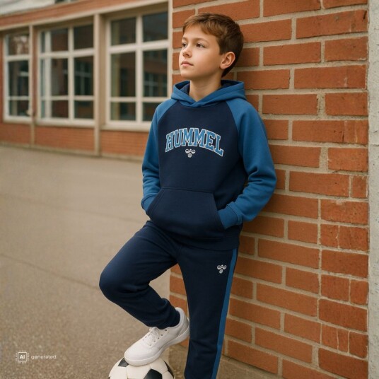 Hummel   Hettegenser Logo Essen Dutch Blue   110