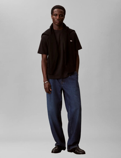Calvin Klein Jeans Ss 20S Jersey Easy Coin Pocket T Black XXL