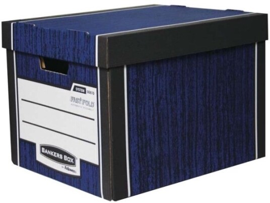 Fellowes Arkivboks 340 X 295 X 405 Mm (0061002-Blå)