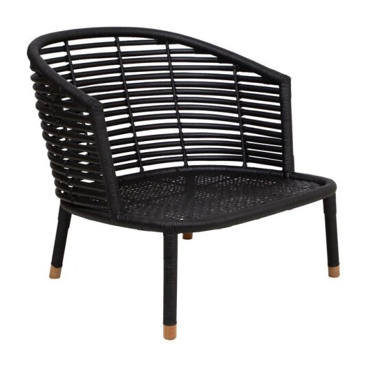Cane-line - Sense Loungestol - Sort Unoliving