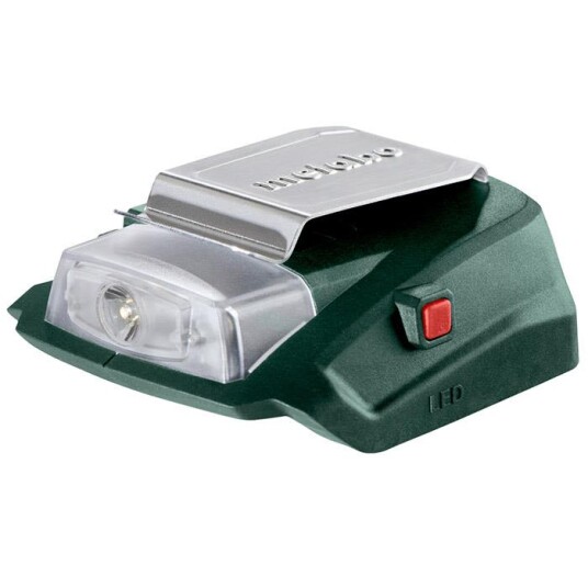 Metabo PA 14.4-18 LED USB Adapter for Elektroverktøy Metabo PA 14.4-18 LED USB Adapter for Elektroverktøy