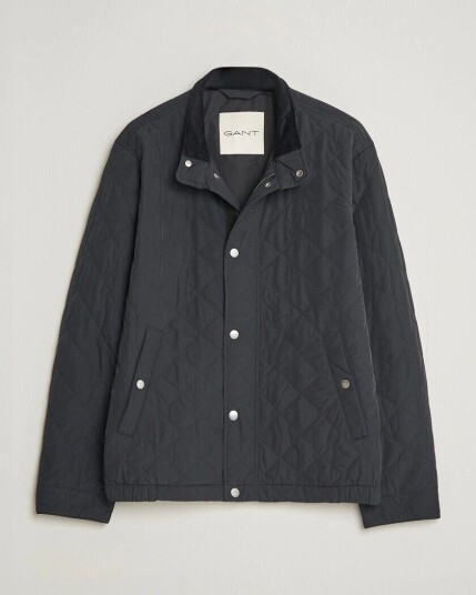 Gant Classic Quilted Jacket Black