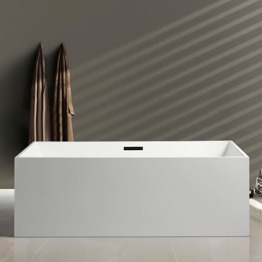 Sanipro Bali Rektangulært Back to wall Hvit / 180cm SA 10013 Sanipro Bali Rektangulært Back to wall Hvit / 180cm SA 10013