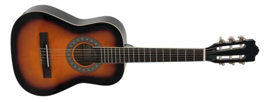 Dimavery Ac-303 Klassisk Gitar 1/2 Sunburst Dimavery Ac-303 Klassisk Gitar 1/2 Sunburst