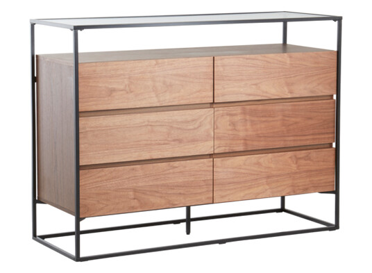 Jotex SVEG kommode 91,5x123,5 cm Valnøttfinér 1609577-01-0
