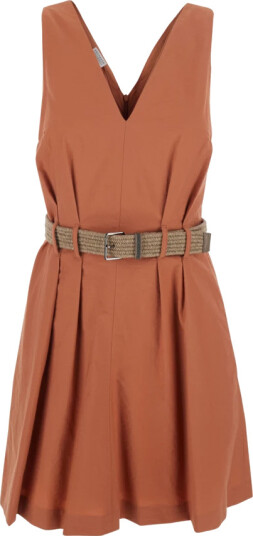 Brunello Cucinelli Dame Kjoler Oransje M,