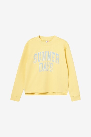 Vero Moda Girl Collegegenser vmBrenda LS Slit Sweat Jrs Girl Gul