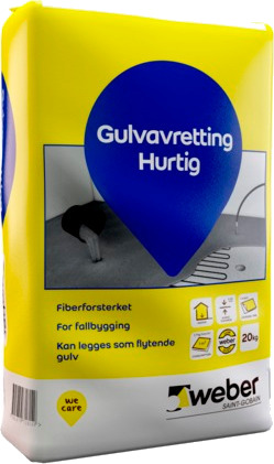 Weber Saint gobain Gulvavretting Hurtig 20kg