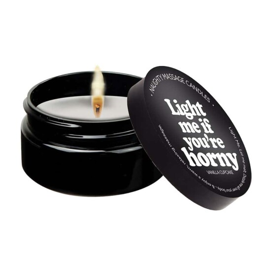 Sexy mini massasje lys - light me if you are horny Sexy mini massasje lys - light me if you are horny