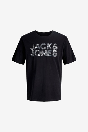 Jack & Jones Junior   T skjorte jjeJeff Logo SS SN Jnr   Svart