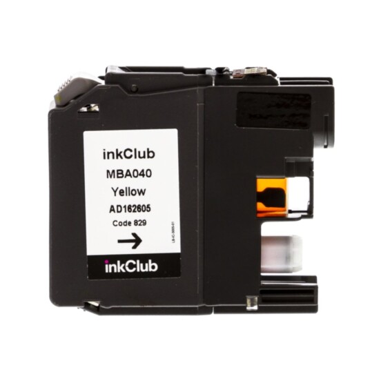 inkClub MBA040 Blekkpatron, erstatter Brother LC223Y, gul, 650 sider