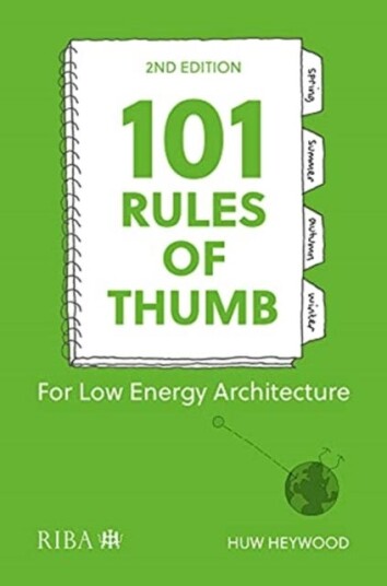 101 Rules of Thumb for LowEnergy Architecture