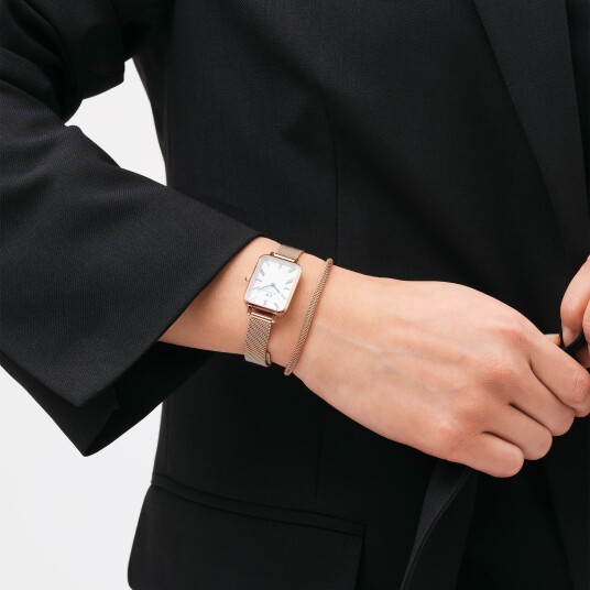 Daniel Wellington DW Watch Quadro Roman Numerals Melrose 20x26mm Rose Gold Daniel Wellington DW Watch Quadro Roman Numerals Melrose 20x26mm Rose Gold