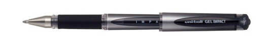 Rollerpenn UNI Gel Impact 153S 1.0 sort Rollerpenn UNI Gel Impact 153S 1.0 sort